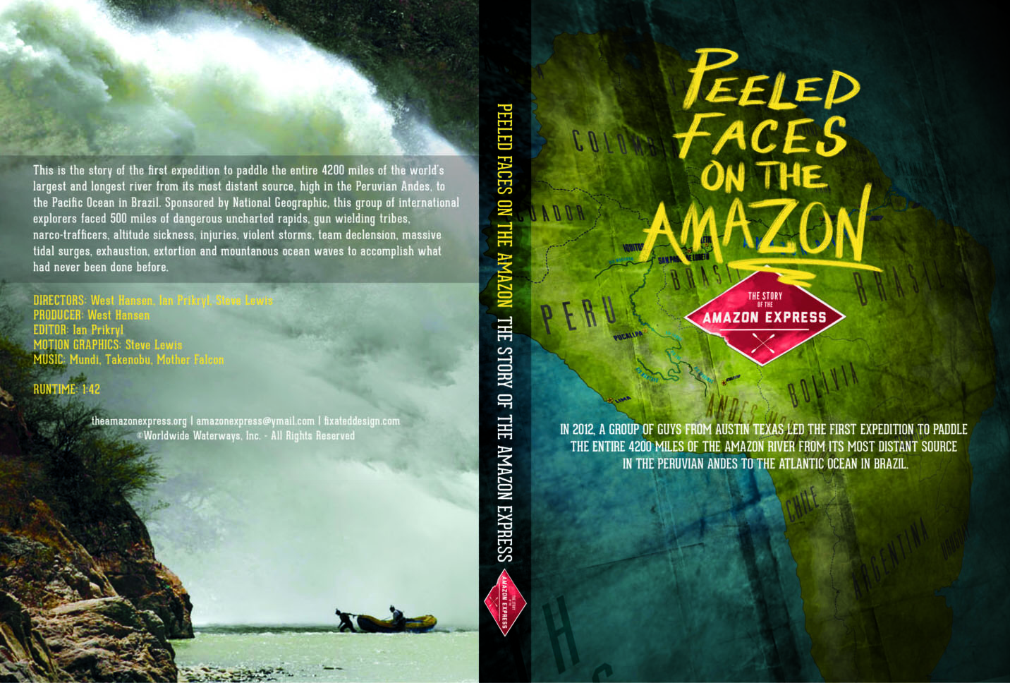 DVD Cover Peeled Faces on the Amazon