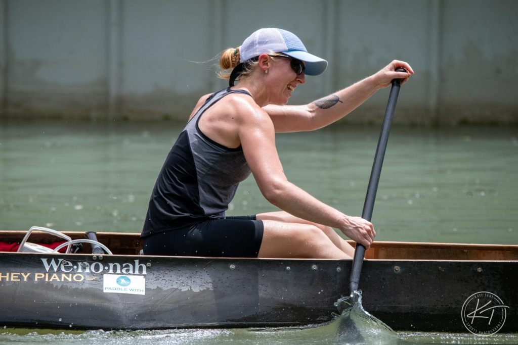 Rebekah Feaster Canoe Racing