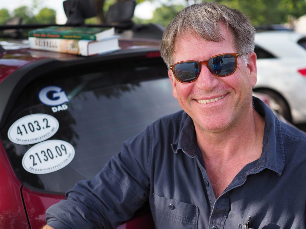 West Hansen Kayak Portrait Next to Car